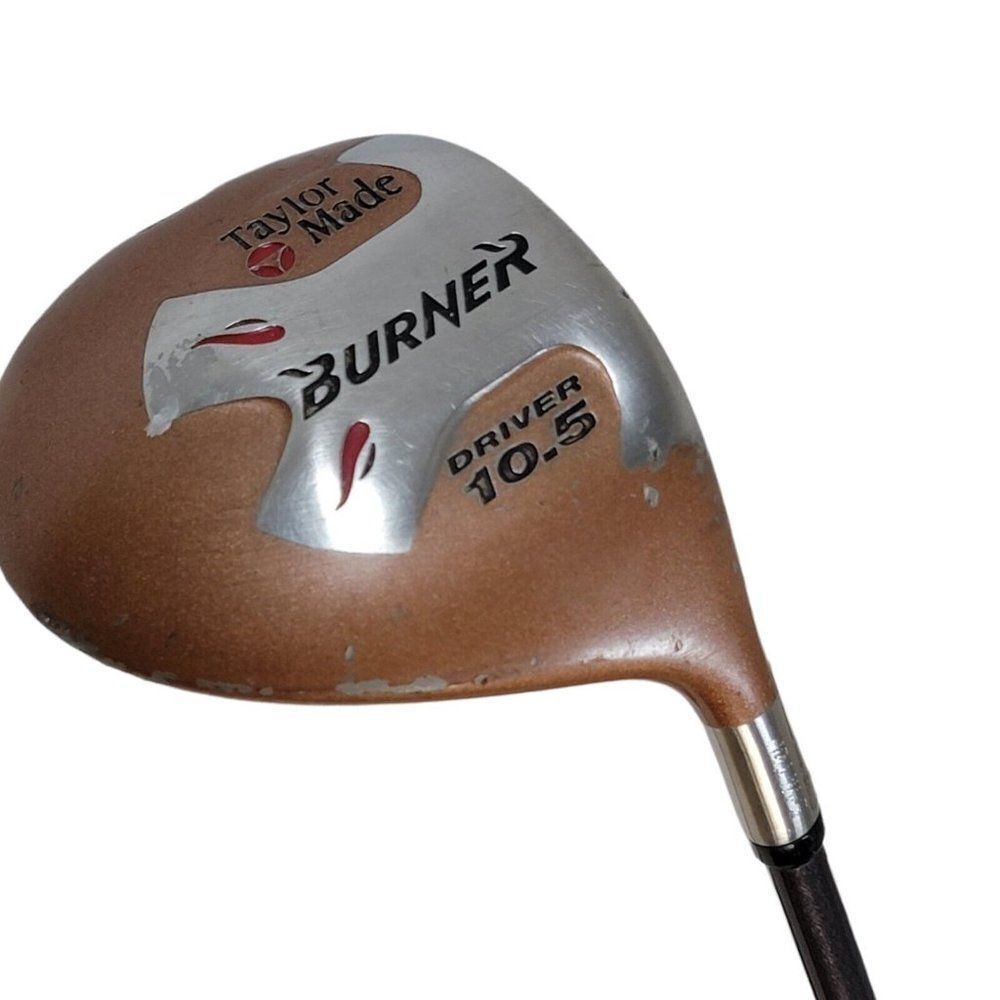 TaylorMade Burner Titanium Driver 10.5 Deg.,44” Bubble Shaft S-90, Factory Grip